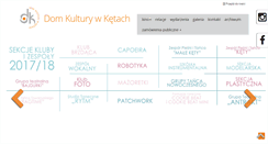 Desktop Screenshot of domkultury.kety.pl